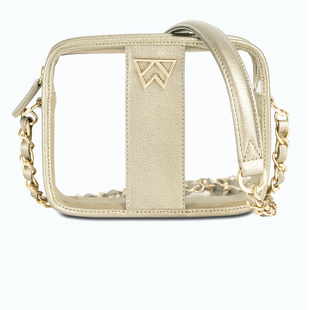 Kelly Wynne clear game day purse